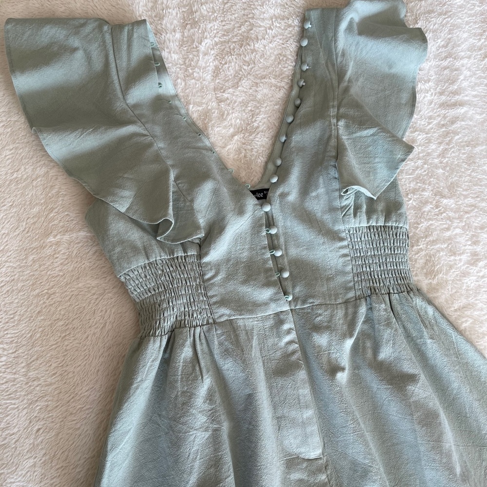 Ruffled romper
